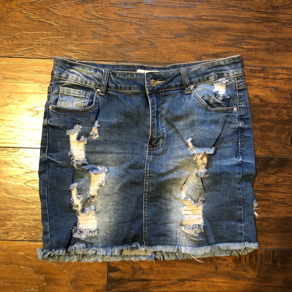 Denim skirt